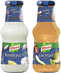 Knorr Schlemmersaucen versch. Sorten, jede 250-ml-Flasche