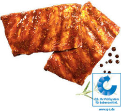 Frische Spareribs vom Schwein, natur oder mariniert, je 1 kg