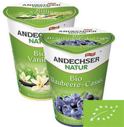 Andechser Natur Bio Fruchtjogurt versch. Sorten, jeder 400-g-Becher