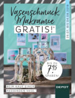 DEPOT Vasenschmuck Makramee gratis! - al 04.08.2019