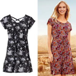 Damen-Kleid mit gekreuztem Rückenausschnitt