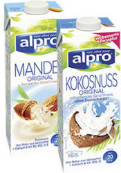 Alpro Drink Mandel oder Kokosnuss und weitere Sorten, jede 1-Liter-Packung