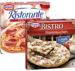 Dr. Oetker Pizza Ristorante, Piccola oder Bistro Flammkuchen gefroren, jede 320-g-Packung und weitere Sorten