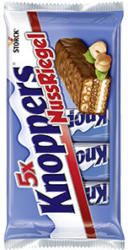 Knoppers Nussriegel 5er, jede 200-g-Packung