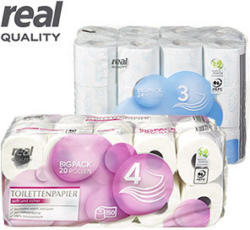 Toilettenpapier Bigpack 3-lagig, 4-lagig, jede 20/24er-Packung