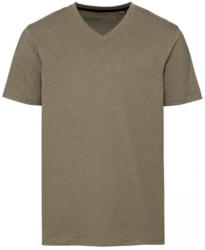 Herren-T-Shirt in modischer Melange-Optik