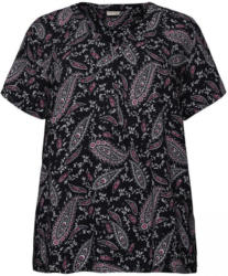 Damen-Bluse mit kreativem Muster, große Größen