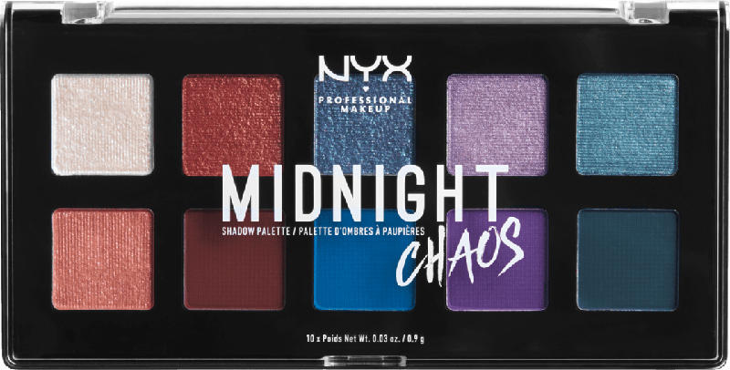 NYX PROFESSIONAL MAKEUP Lidschattenpalette Midnight Chaos Shadow Palette 01