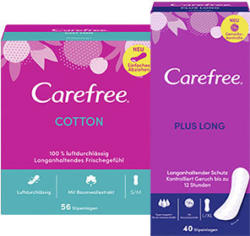 Carefree Slipeinlagen versch. Sorten, jede 40/44/48/56er-Packung
