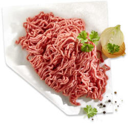 Hackfleisch, gemischt aus Schweine- und Rindfleisch, je 1 kg