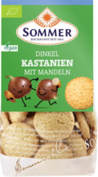 Dinkel Kastanien Mandelplätzchen