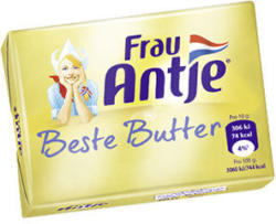 Frau Antje Beste Butter jede 250-g-Packung