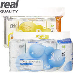 Toilettenpapier 3-lagig versch. Sorten, jede 8er-Packung
