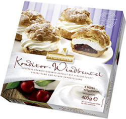 Fronhoffs Konditor Windbeutel Kirsch gefroren, jede 400-g-Packung