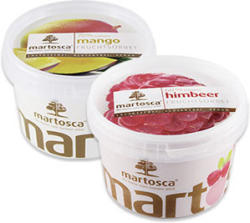 Martosca Fruchtsorbet versch. Sorten, jeder 500-ml-Becher