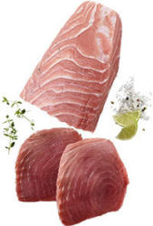 Thunfischsteak natur oder mariniert, Wildfang, Indischer Ozean, je 100 g