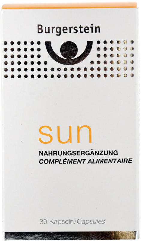 Burgerstein sun 30 capsules -