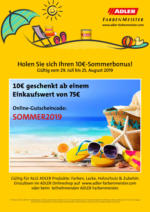 Farben Schellander Gerhard Picker GmbH Farben Schellander -10€-Sommerbonus! - bis 25.08.2019