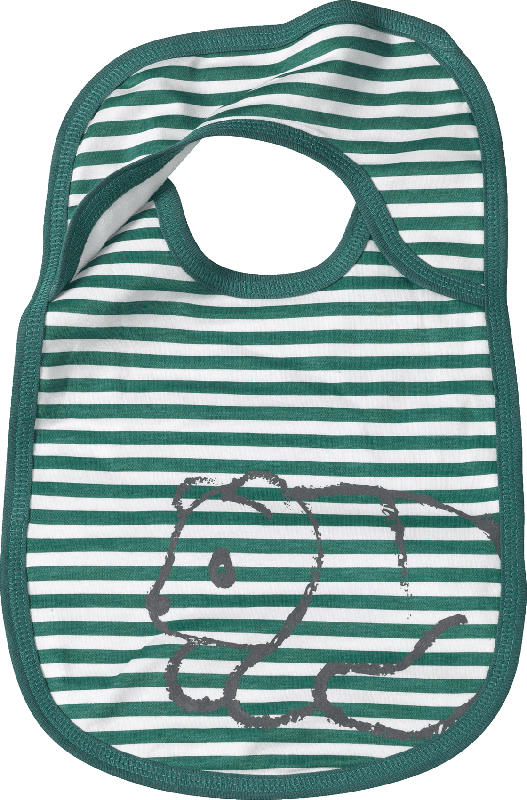 ALANA Baby-Lätzchen, in Bio-Baumwolle, grün, weiß, Panda, für Mädchen und Jungen