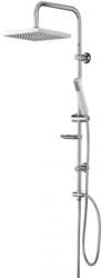 Überkopfbrause »Lina«, Eckig, Regendusche 22cm, Duschsäule
