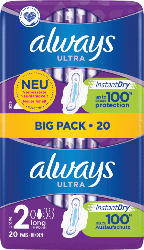 always Ultra Binden Long mit Flügel BigPack