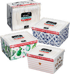ebelin Wattestäbchen Motiv-Box