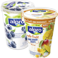 alpro Soya Vegane Alternative versch. Sorten, jeder 400/500-g-Becher