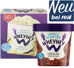 Wheyhey Protein Ice Cream versch. Sorten, jeder 500-ml-Becher