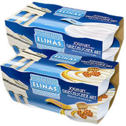 Elinas Joghurt nach Griechischer Art versch. Sorten, jede 4 x 150 g = 600-g-Packung