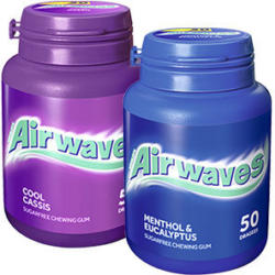 Airwaves Menthol & Eucalyptus oder Cool Cassis jede Dose