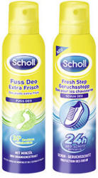 Scholl Fuss Deo Extra Frisch, Antitranspirant oder Schuh Deo Geruchsstopp jede 150-ml-Dose