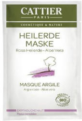 Rosa Heilerde Maske Sachet