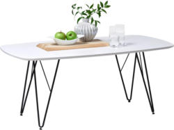 Couchtisch in Metall, Holzwerkstoff 110/60/46 cm