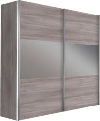 SchwebetÃŒrenschrank in Eichefarben