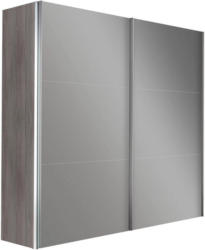 Schwebetürenschrank In Silbereichenfarben