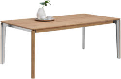 Esstisch in Holz, Metall 140/90/75 cm