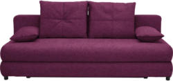 Schlafsofa in Textil Beere