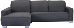 Wohnlandschaft In Textil Grau