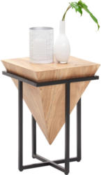 Beistelltisch in Holz, Metall 36/36/56 cm