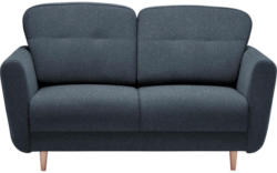 Zweisitzer-Sofa In Textil Dunkelblau