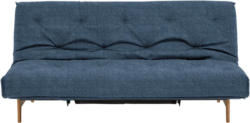 Schlafsofa in Holz, Metall, Textil Blau