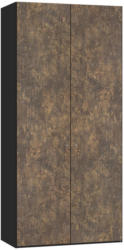 DrehtÃŒrenschrank in Schwarz, Bronzefarben