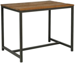 Bartisch in Holz, Metall 130/90/109 cm