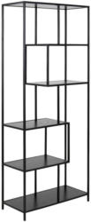 Regalelement in 77,0/185,0/35,0 cm Schwarz