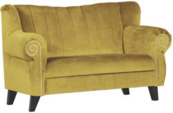 Sofa in Textil Gelb