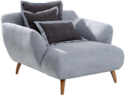 BIG Sessel in Textil Hellblau, Dunkelgrau