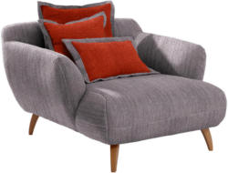 BIG Sessel in Textil Rot, Dunkelgrau