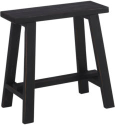 Hocker in Holz Schwarz