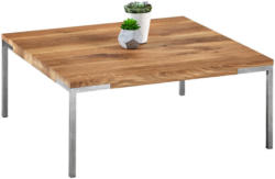 Couchtisch in Holz, Metall 80/80/34 cm