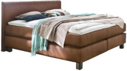 Boxspringbett 200/200 cm in Braun